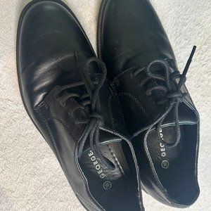 Black Leather Dress Shoes-Mens Size 10